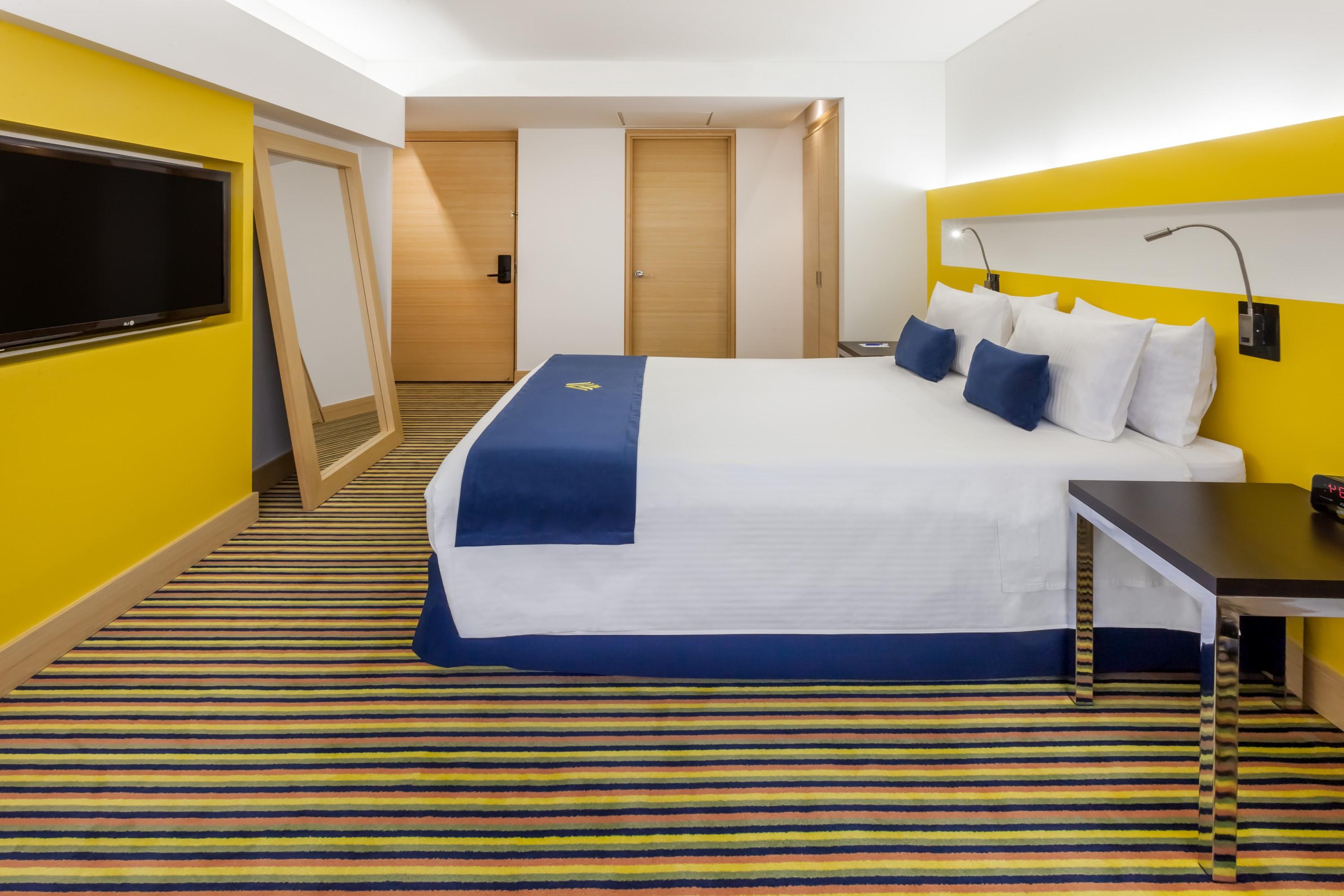 Hotel Wyndham Bogotá Zewnętrze zdjęcie A room at the hotel