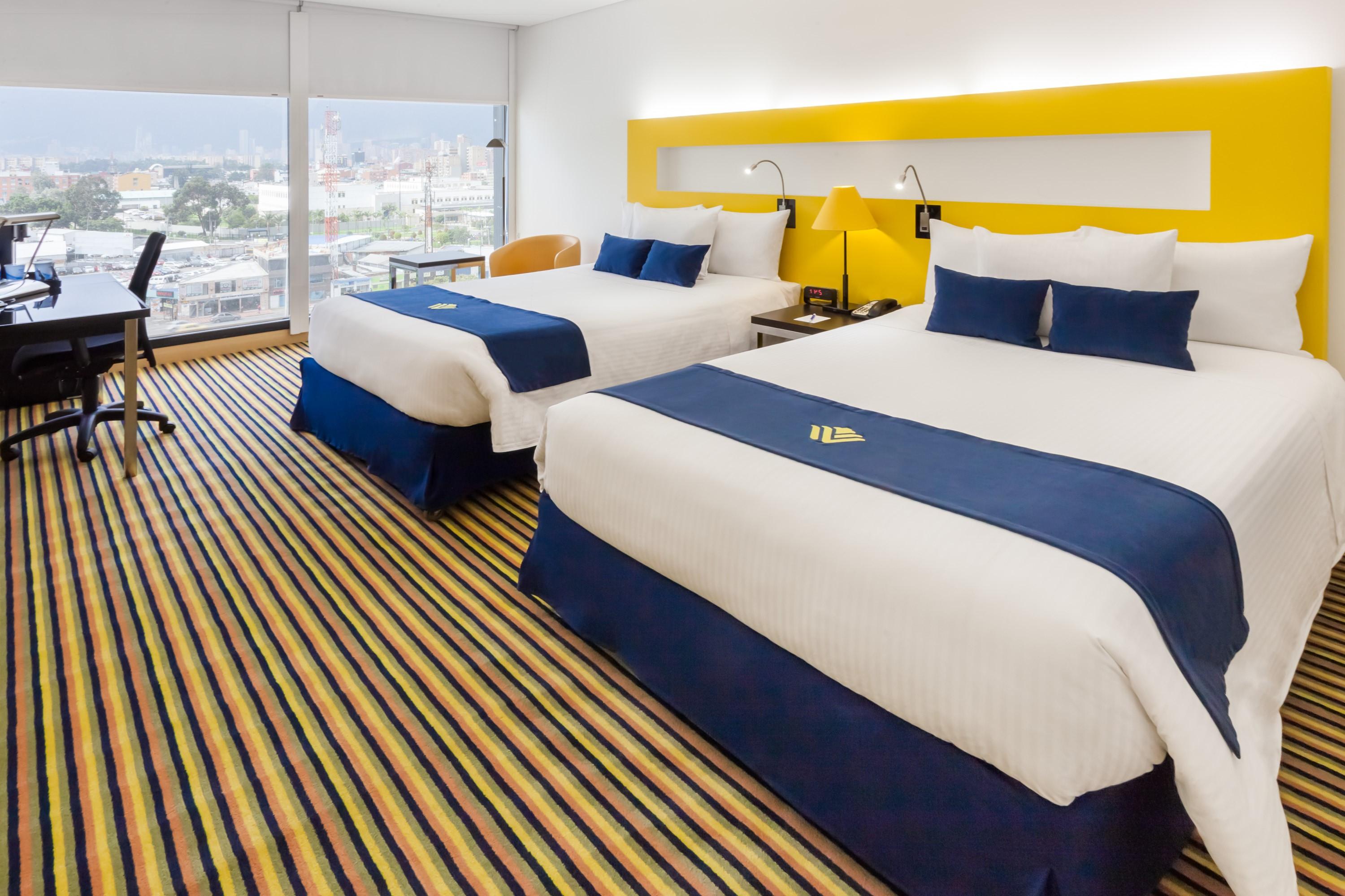 Hotel Wyndham Bogotá Zewnętrze zdjęcie A room at the hotel