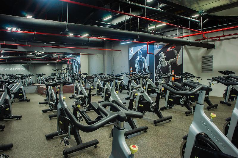 Hotel Wyndham Bogotá Zewnętrze zdjęcie A typical spinning class